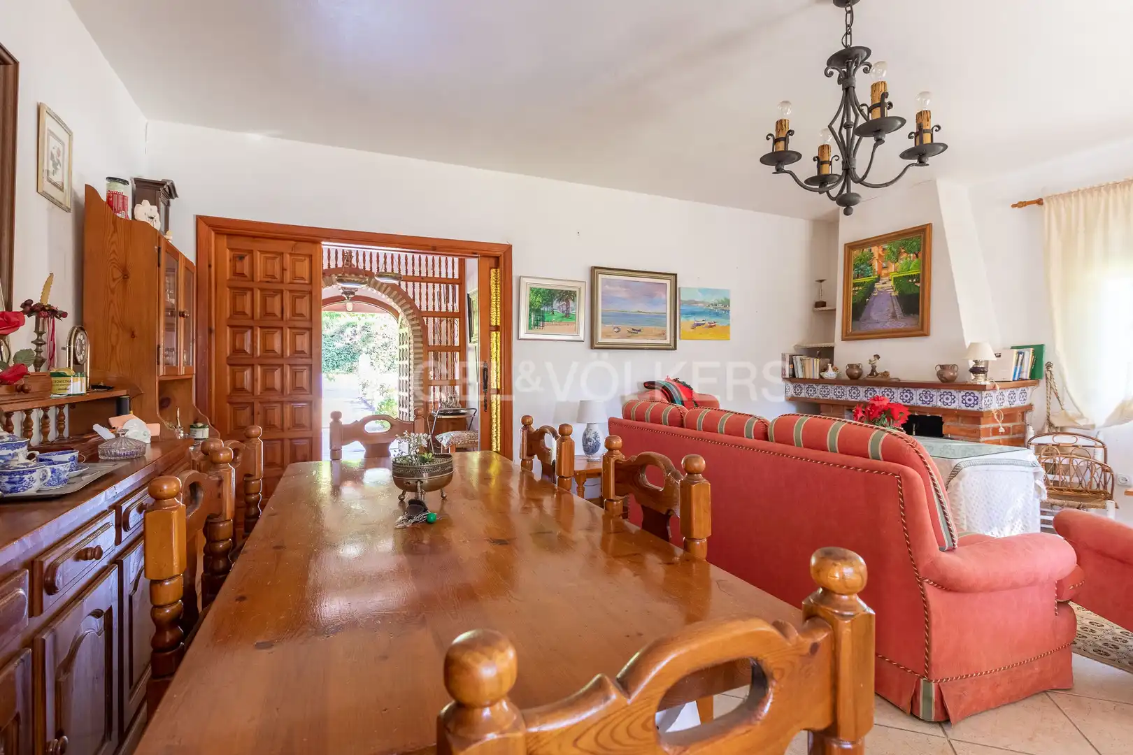 Comedor de Finca rústica en venta en El Rompido con Aire acondicionado, Calefacción y Jardín privado