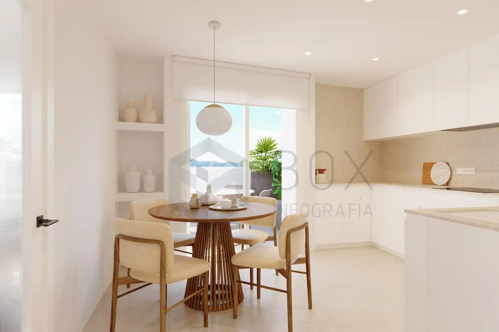 Cocina de Ático en venta en Murcia con Terraza, Trastero y Balcón
