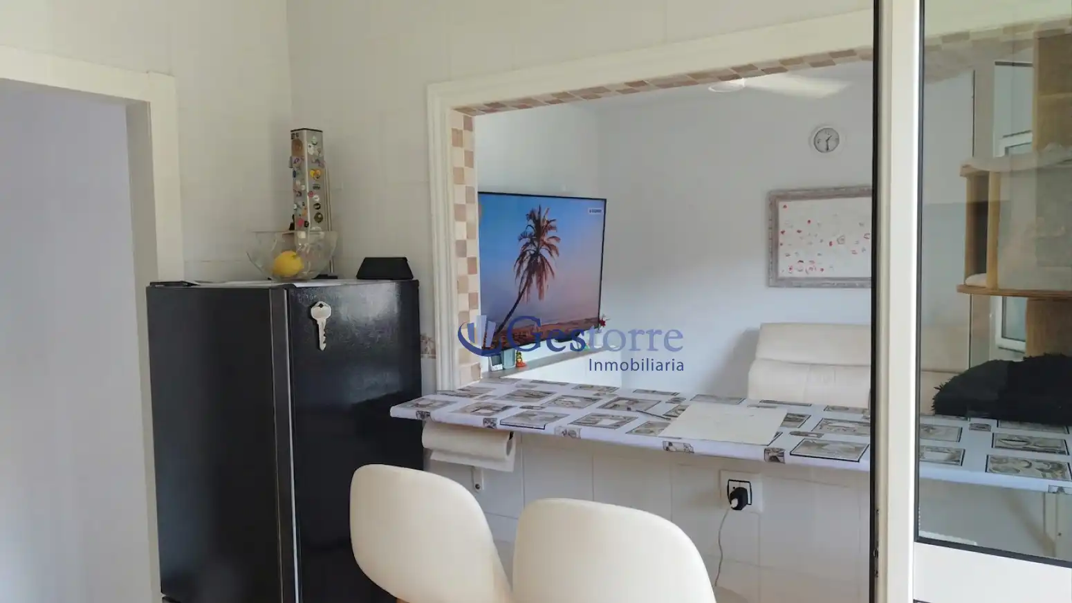 Cocina de Piso en venta en Gijón  con Calefacción, Terraza y Amueblado