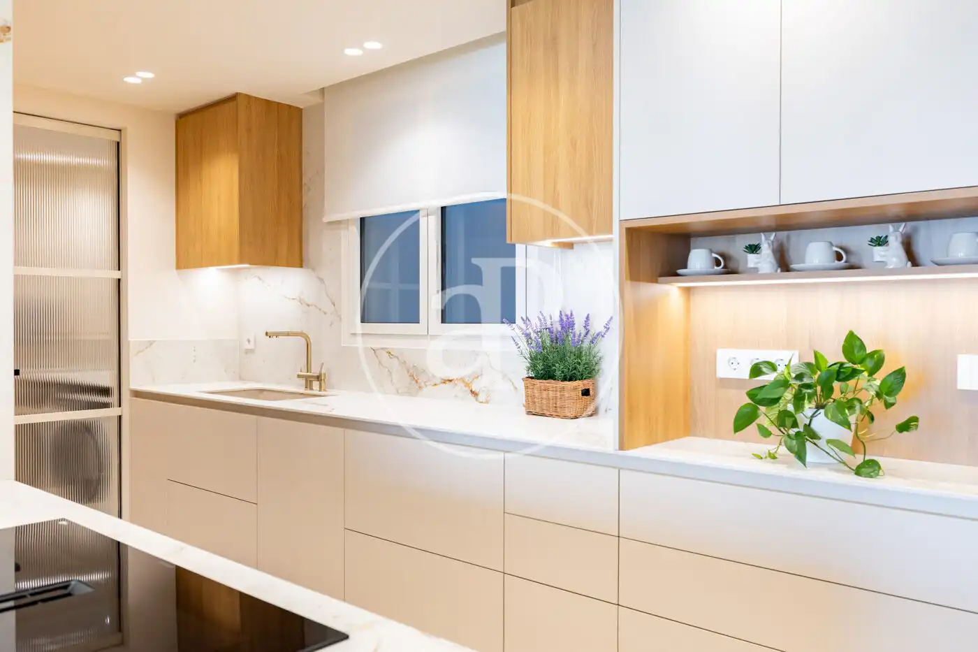 Kitchen of Flat for sale in Barcelona  with Air Conditioner, Heating and Furnished