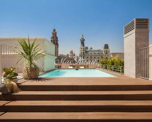 Terrace of Flat to rent in  Barcelona Capital  with Air Conditioner, Heating and Terrace