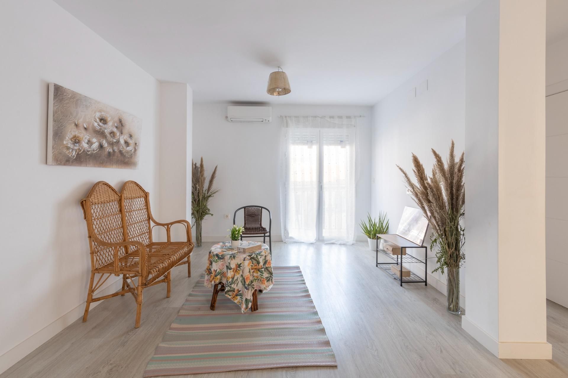 Sala de estar de Piso en venta en Armilla con Terraza y Balcón