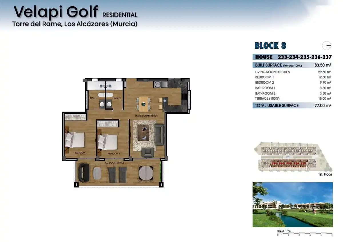 Appartement compact avec terrasse à vendre à Las Lomas de Rame - Bahía Bella, imagen 40