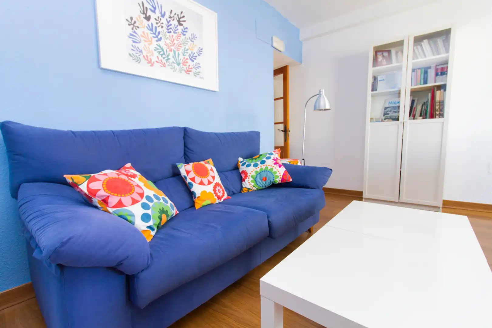 Living room of Flat for share in Málaga  with Air Conditioner, Heating and Furnished