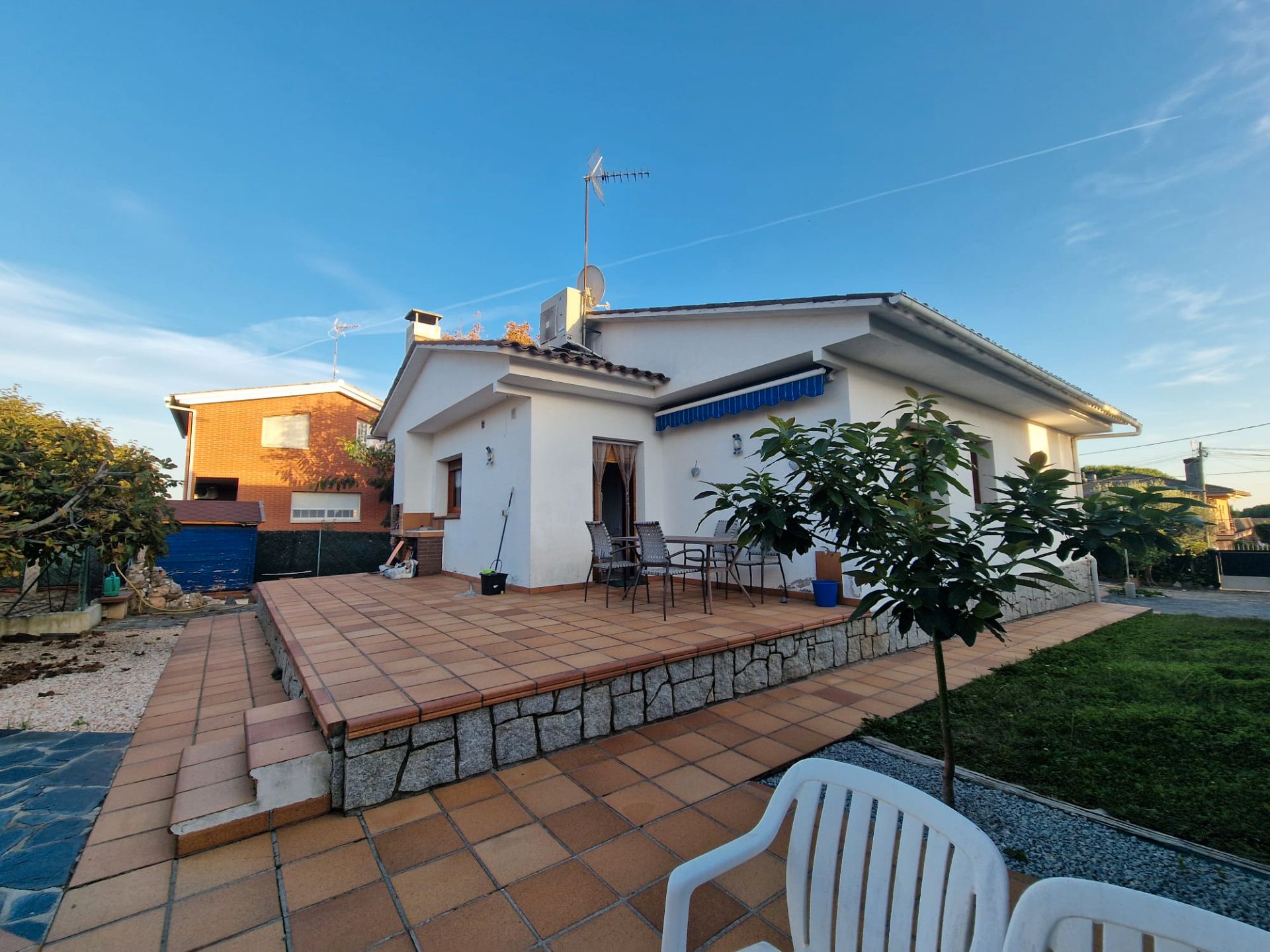 Vista exterior de Casa o chalet en venta en Cànoves I Samalús con Calefacción, Jardín privado y Terraza