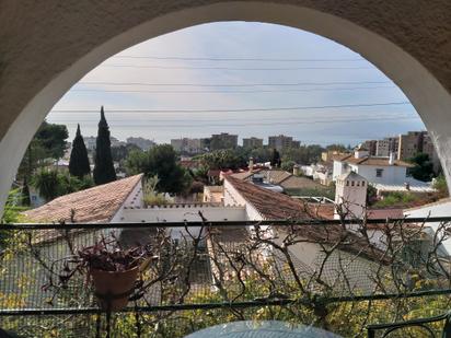 Vista exterior de Casa o xalet en venda en Málaga Capital amb Aire condicionat, Terrassa i Piscina