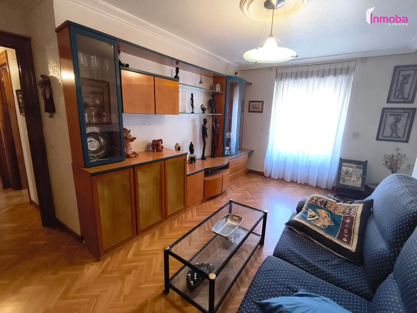 Wohnzimmer von Wohnung zum Verkauf in Aranda de Duero mit Heizung, Parkett und Balkon
