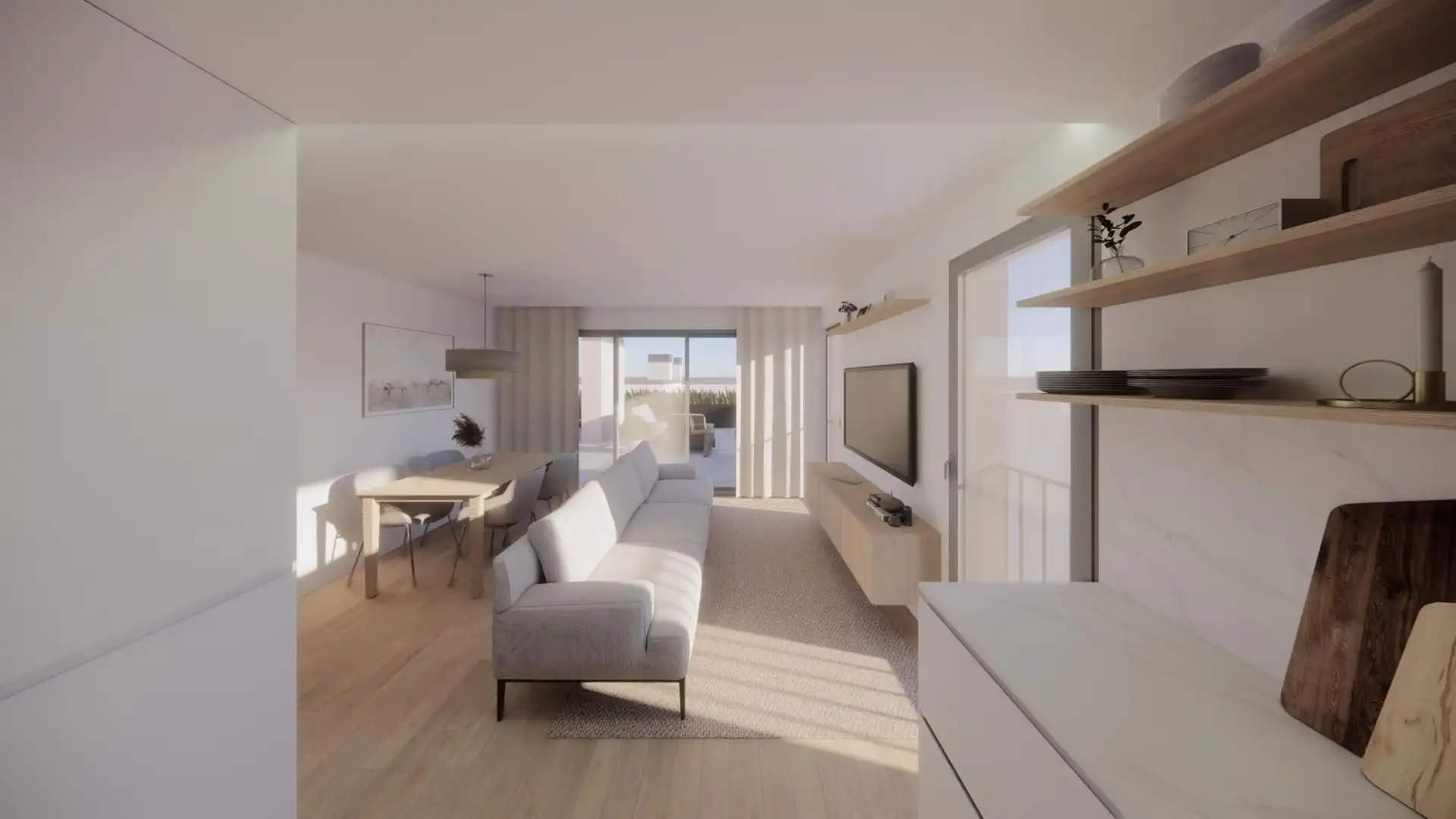 Sala de estar de Piso en venta en Sabadell con Aire acondicionado y Calefacción