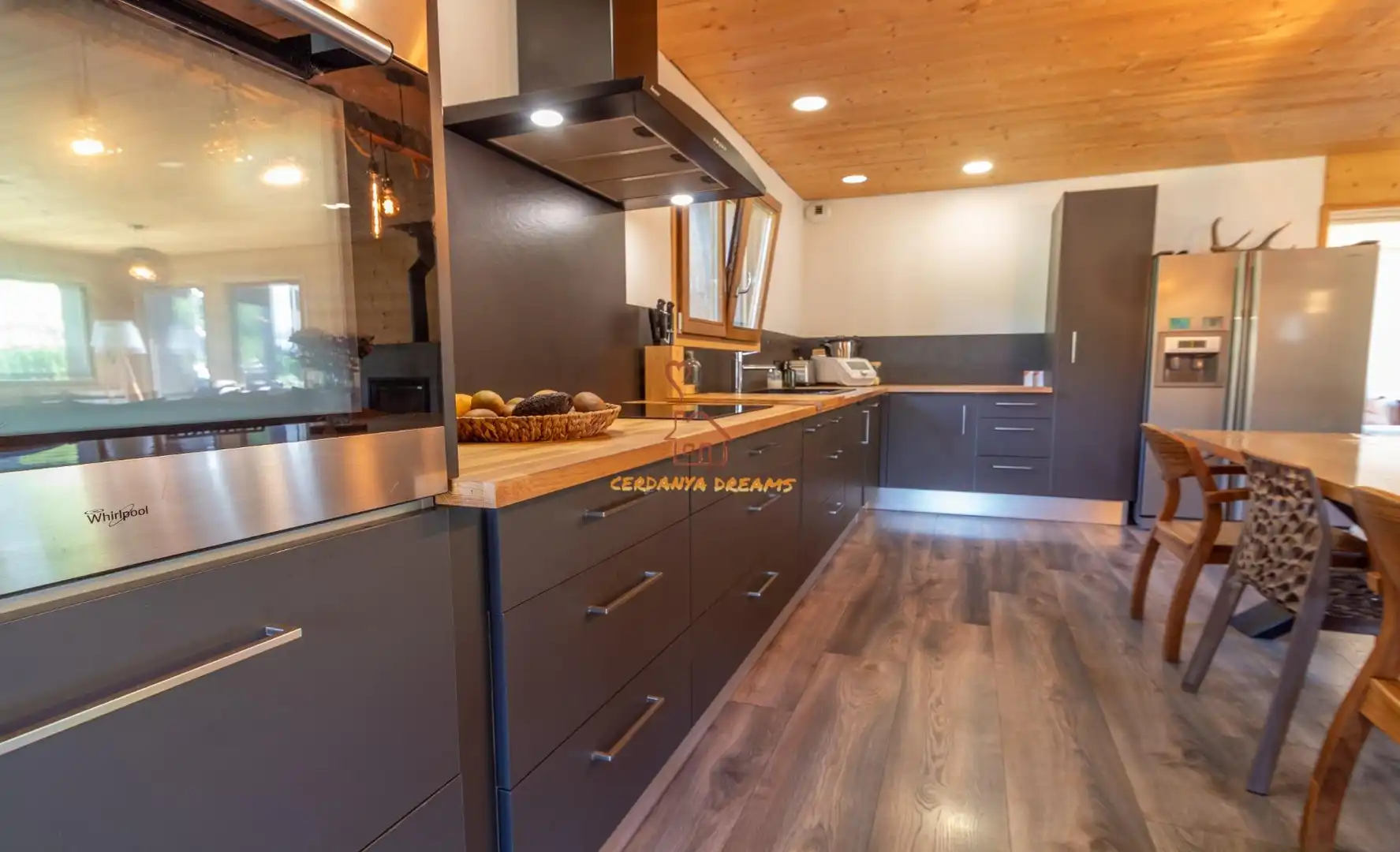 Cocina de Casa o chalet en venta en Latour - de - Carol con Calefacción, Jardín privado y Parquet