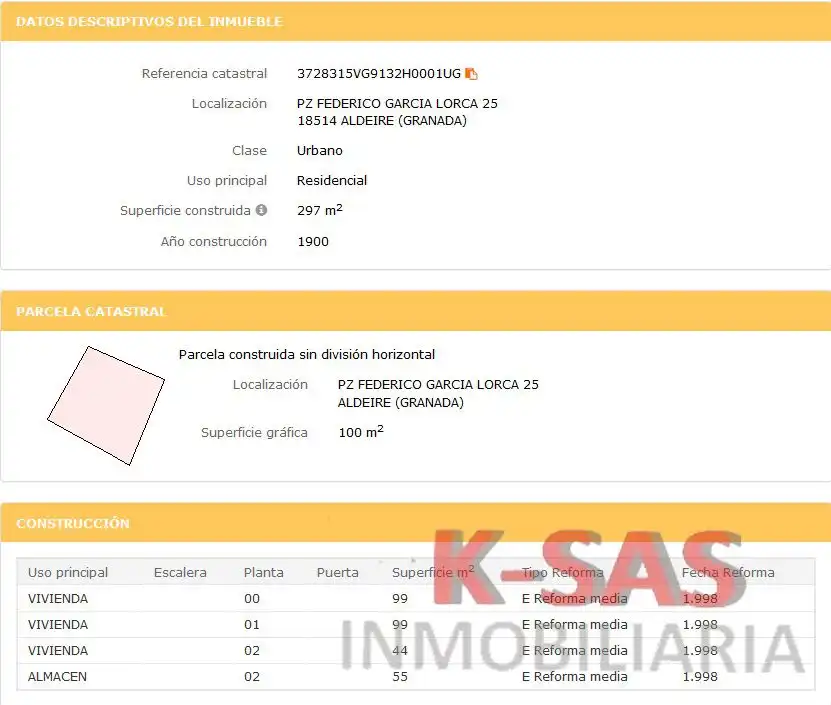 Casa o xalet en venda en Aldeire amb Moblat i Balcó