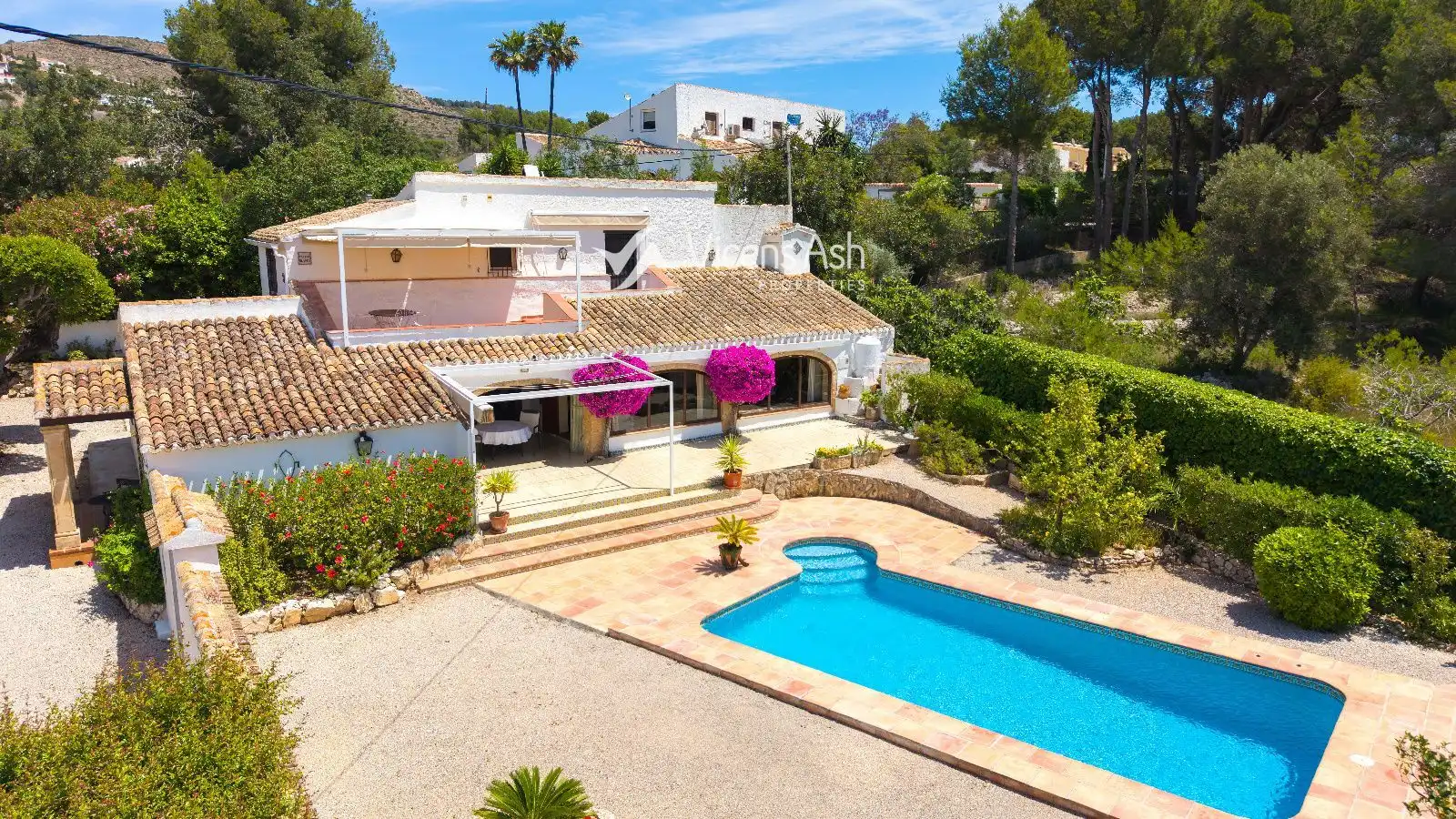 Exterior view of Houses for sale in Jávea / Xàbia  with Storage room, Swimming Pool and Furnished