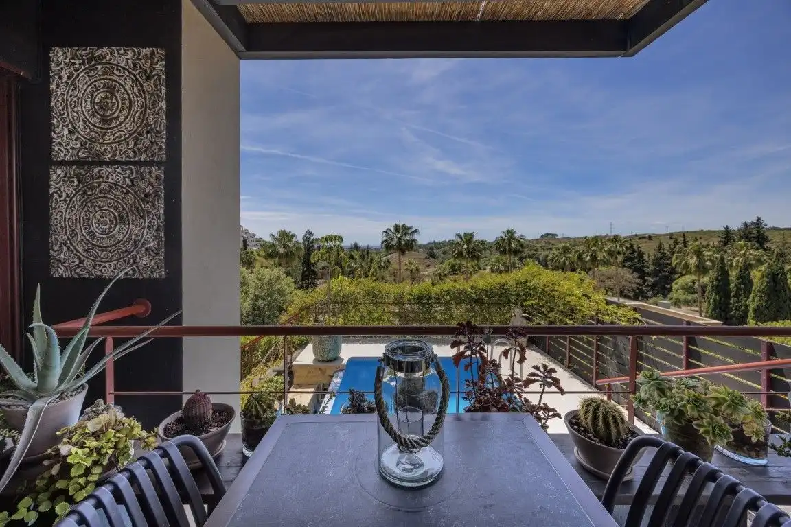 Terraza de Casa o chalet en venta en Benahavís con Aire acondicionado, Calefacción y Jardín privado