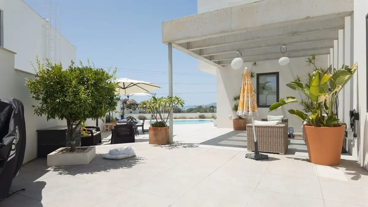 Terraza de Casa o chalet en venta en Málaga con Aire acondicionado, Calefacción y Piscina