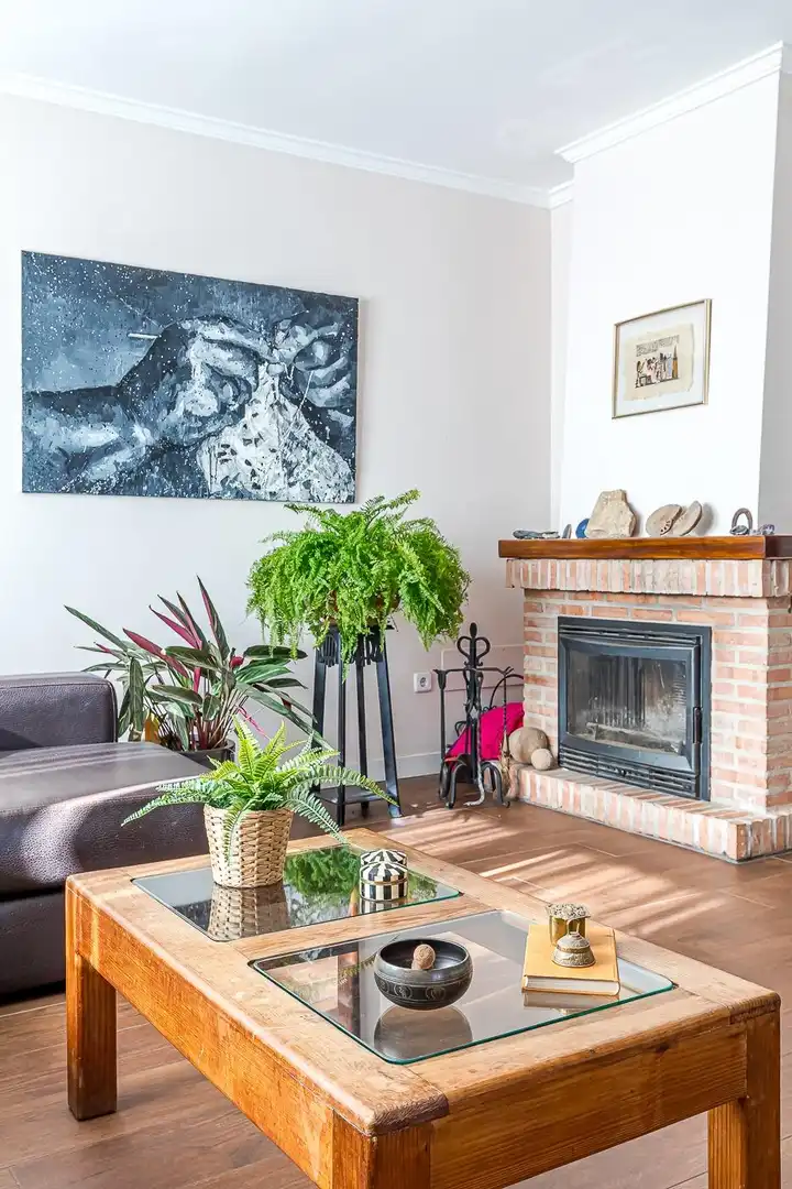 Sala de estar de Casa o chalet en venta en El Escorial con Calefacción, Jardín privado y Terraza