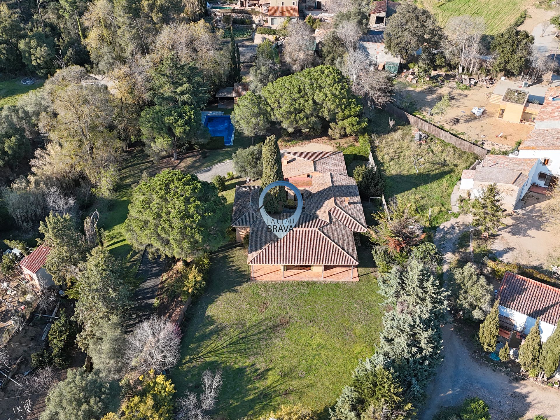 Vista exterior de Casa o xalet en venda en Santa Cristina d'Aro amb Calefacció, Jardí privat i Traster