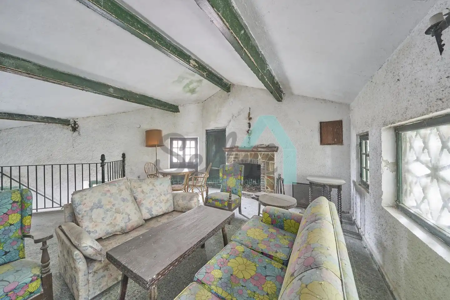 Sala de estar de Casa o chalet en venta en Oviedo  con Jardín privado, Parquet y Terraza