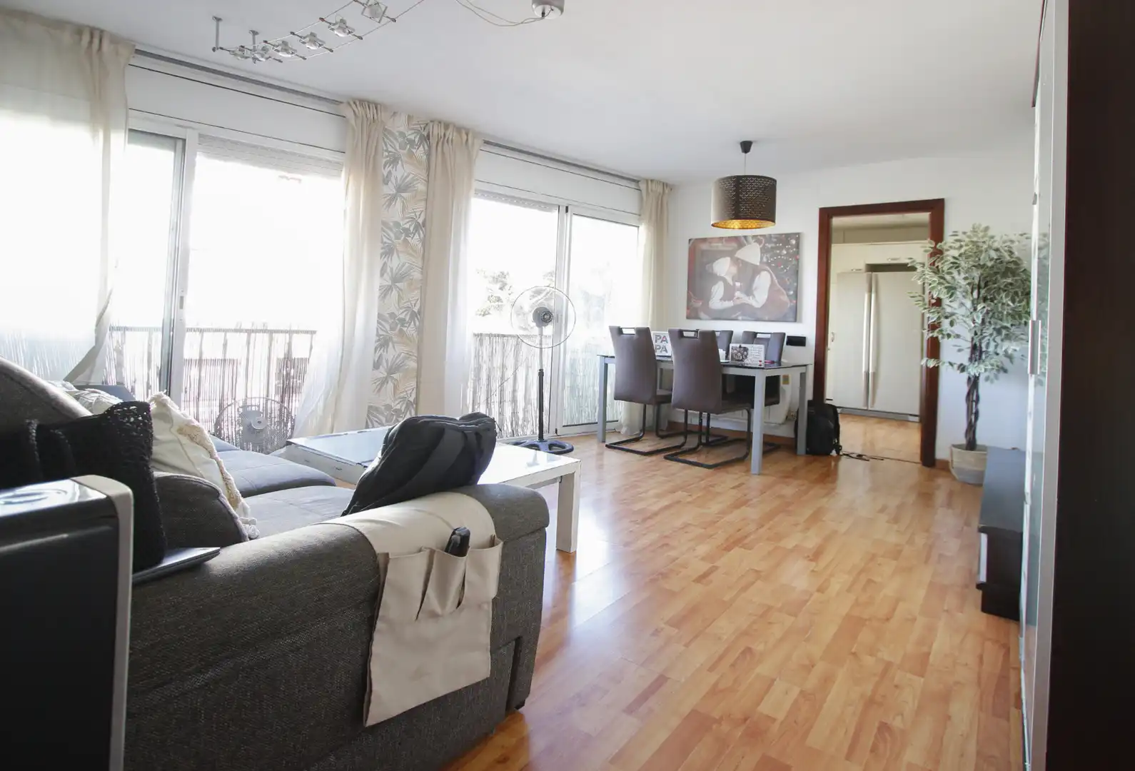 Living room of Flat for sale in Sant Feliu de Codines  with Furnished