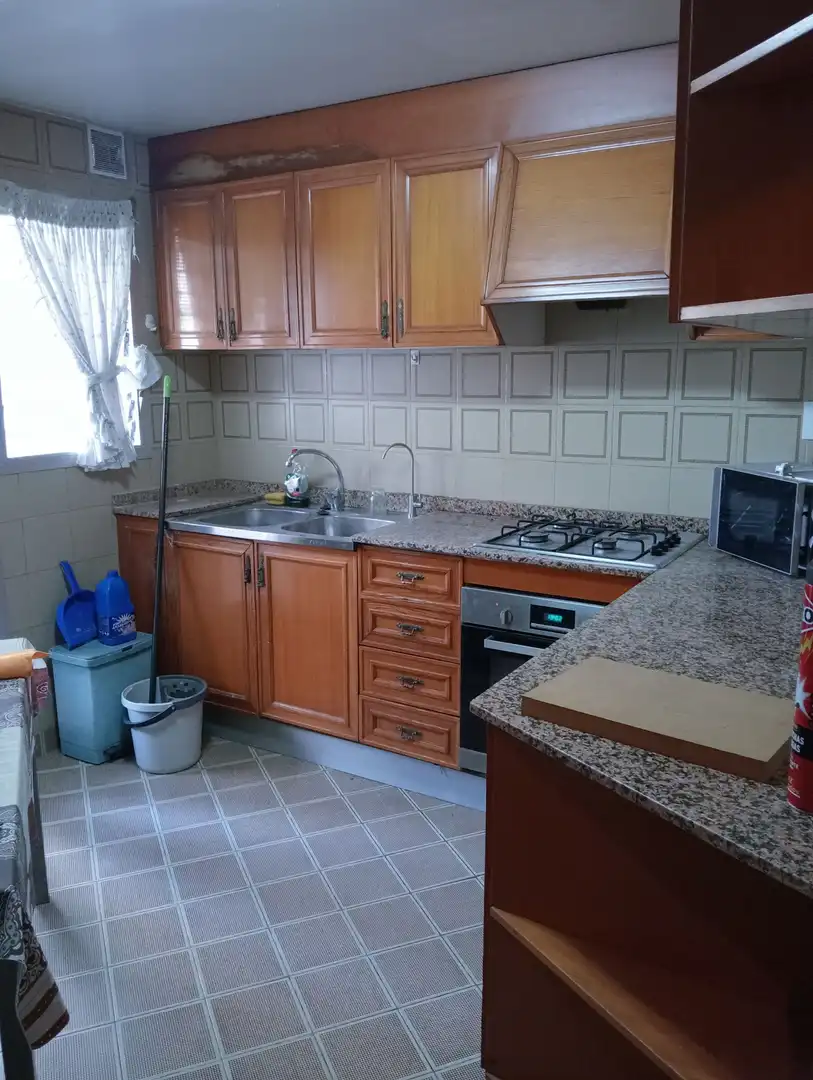 Cocina de Piso de alquiler en Valencia con Terraza