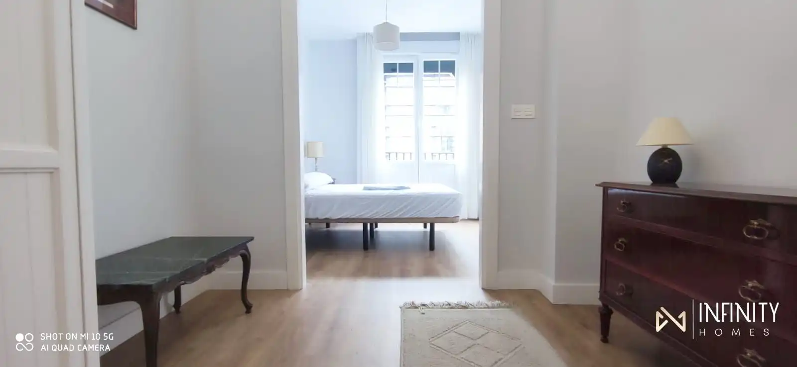 Schlafzimmer von Wohnung zur Miete in Bilbao  mit Heizung