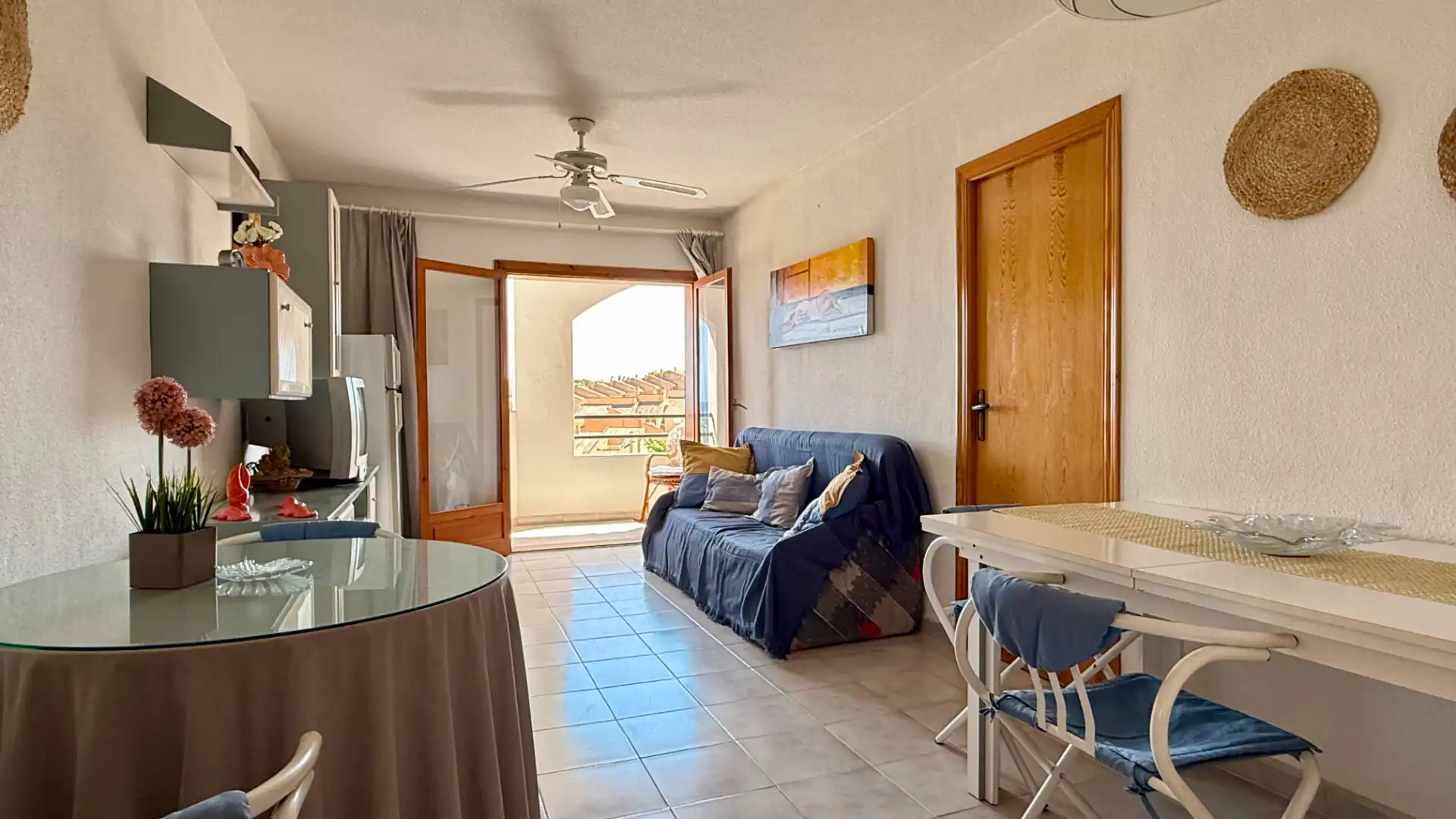 Wohnzimmer von Wohnung zum Verkauf in Mazarrón mit Abstellraum, Möbliert und Balkon