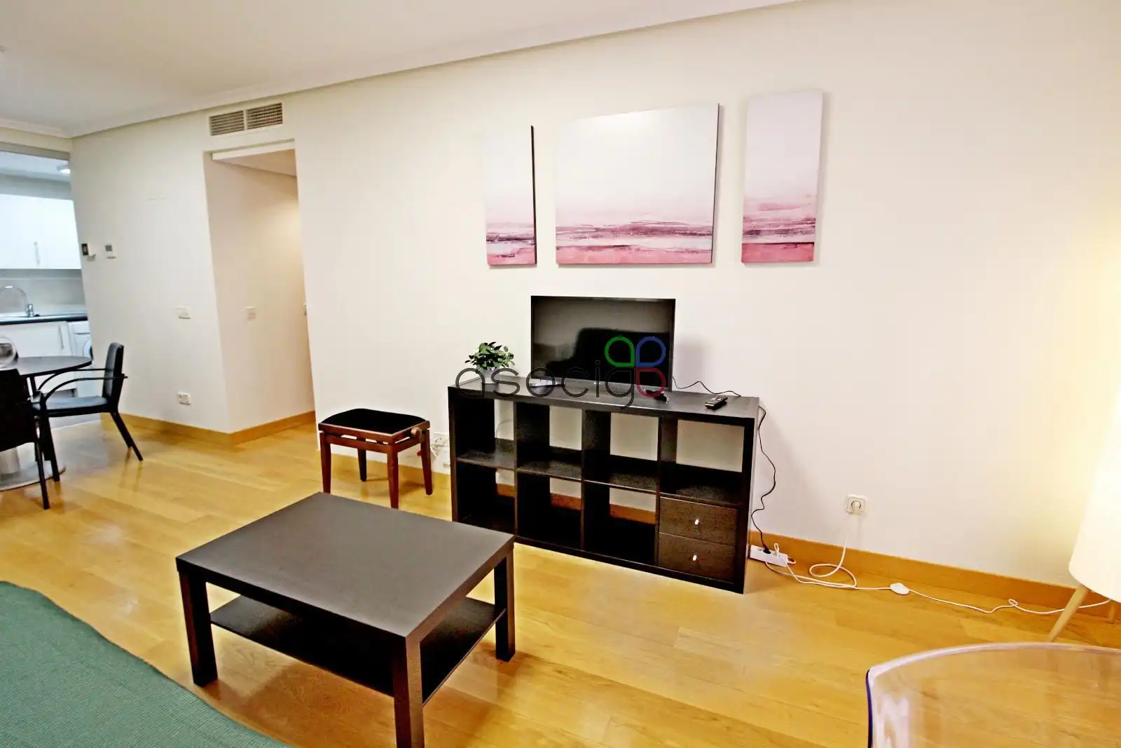 Sala de estar de Piso de alquiler en Guadalajara con Aire acondicionado, Calefacción y Trastero