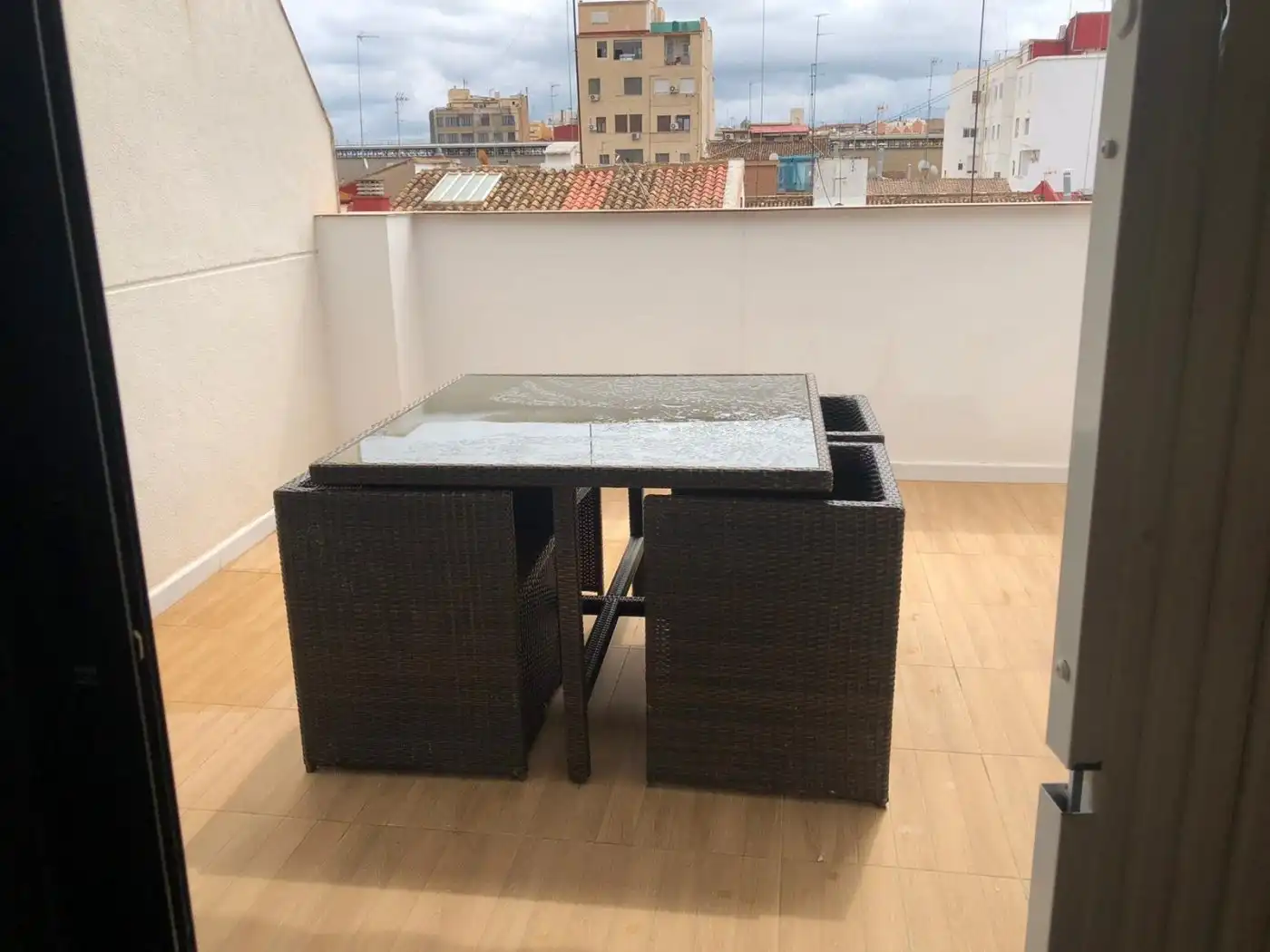 Terraza de Ático de alquiler en Valencia con Aire acondicionado, Calefacción y Terraza