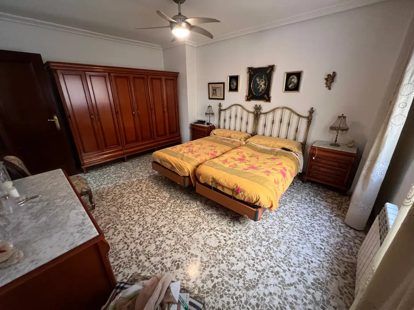 Bedroom of Flat for sale in Jaén  with Air Conditioner, Heating and Furnished