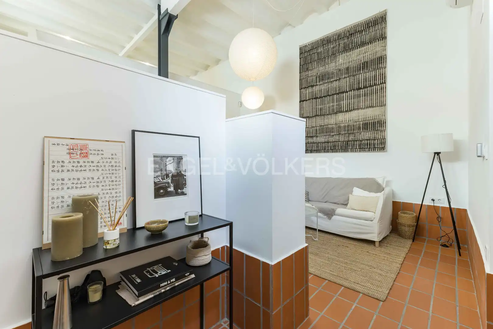 Wohnzimmer von Wohnung zum Verkauf in Barcelona mit Klimaanlage, Heizung und Abstellraum