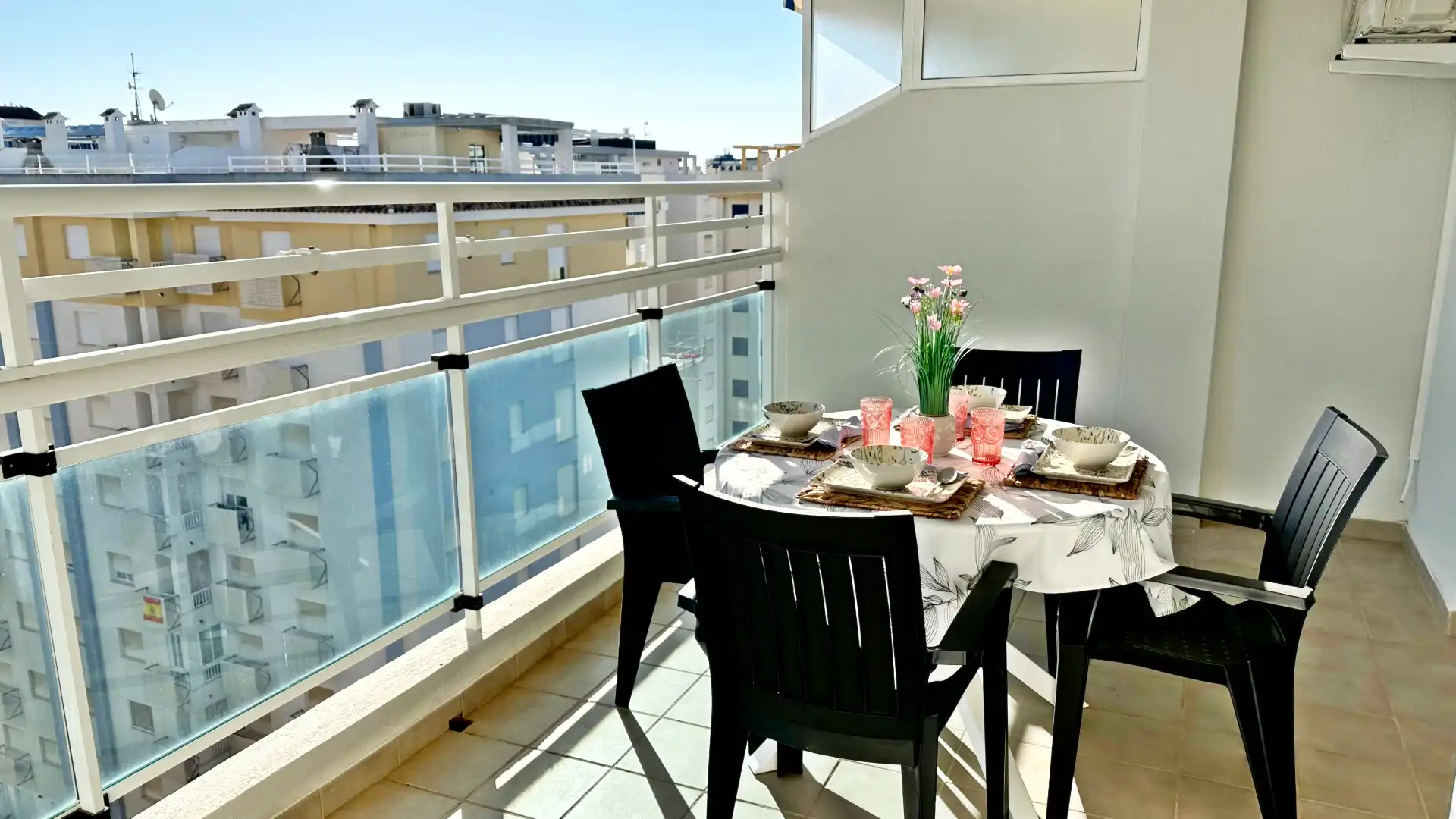 Terrassa de Apartament de lloguer en Gandia amb Aire condicionat, Calefacció i Terrassa