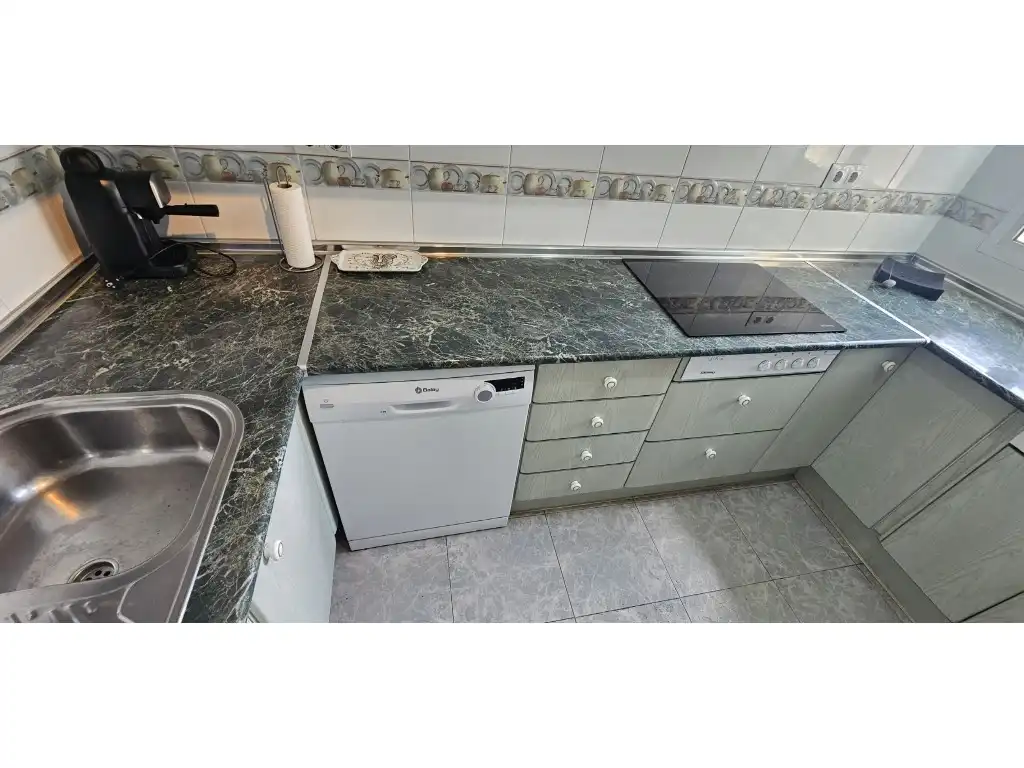 Kitchen of Flat for sale in Torremolinos  with Air Conditioner, Private garden and Terrace