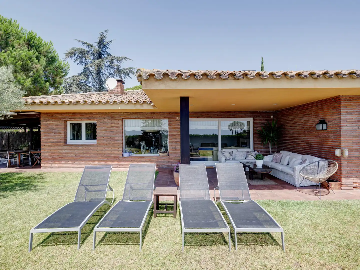 Terrace of Houses for sale in Sant Andreu de Llavaneres  with Air Conditioner, Heating and Private garden