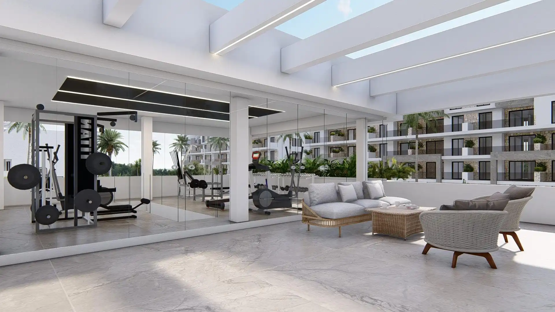 Terraza de Apartamento en venta en Guardamar del Segura con Aire acondicionado, Calefacción y Jardín privado
