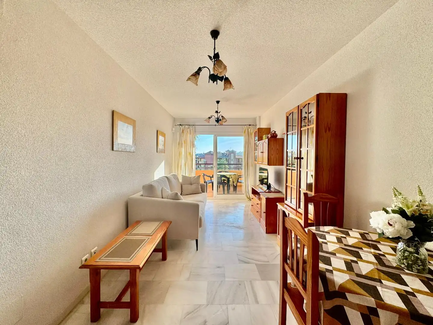 Living room of Apartments for sale in Fuengirola  with Terrace, Furnished and Oven