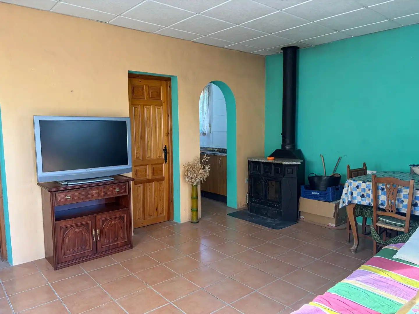 Living room of Houses for sale in Villena  with Private garden, Furnished and Oven