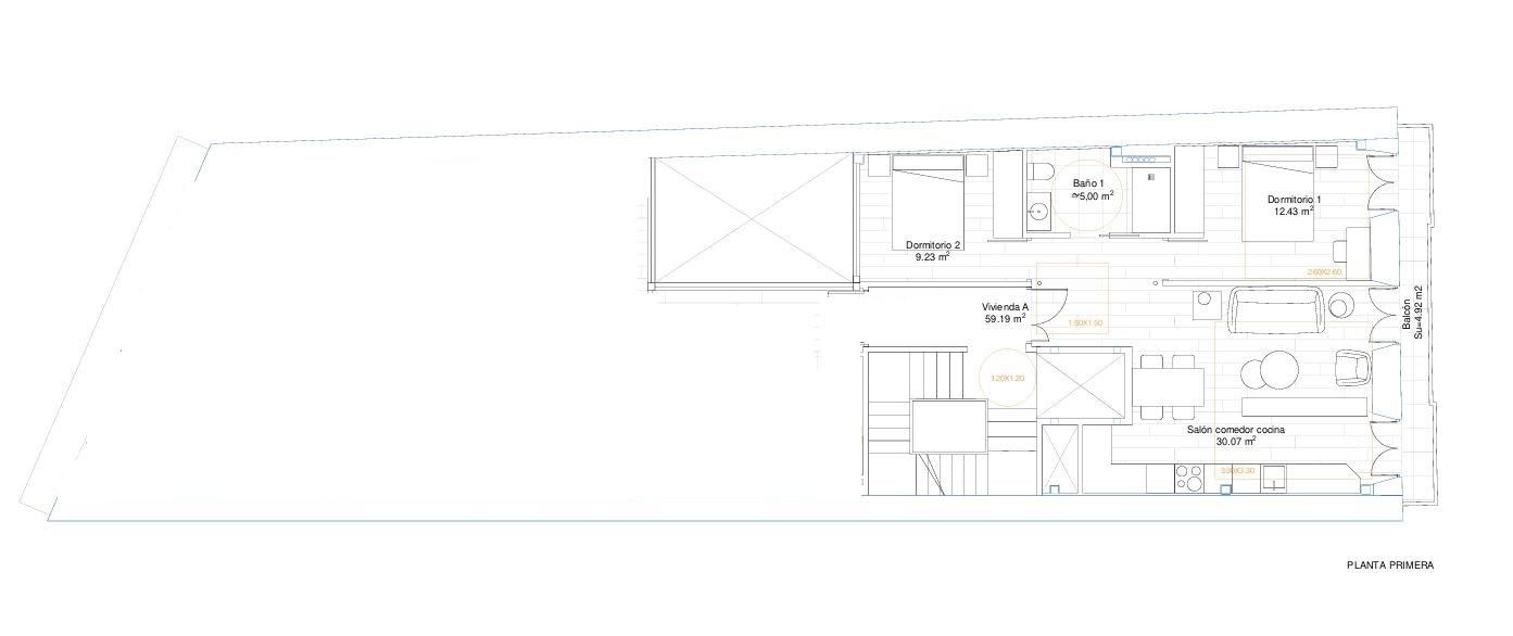 Pis en venda en A Coruña Capital  amb Calefacció i Balcó