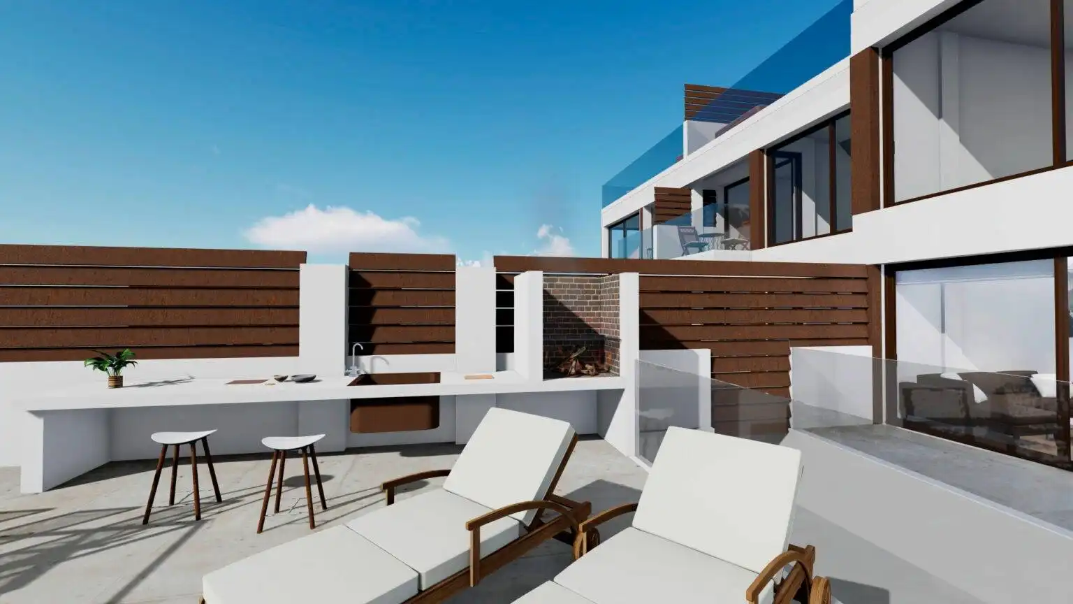 Terrace of Apartments for sale in Cartagena  with Heating, Terrace and Furnished