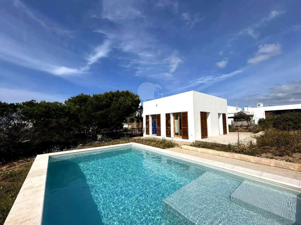 Schwimmbecken von Haus oder Chalet zur Miete in Ciutadella de Menorca mit Gemeinschaftspool