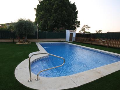 Swimming pool of House or chalet for sale in Lepe  with Air Conditioner, Heating and Private garden