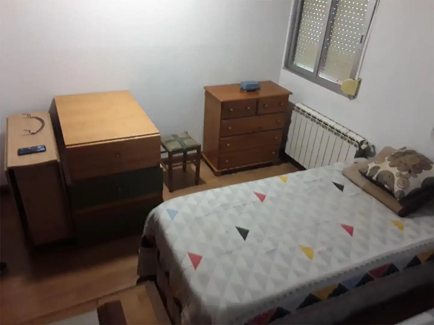 Schlafzimmer von Wohnung zur untervermieten in Torrejón de Ardoz mit Parkett, Möbliert und Balkon