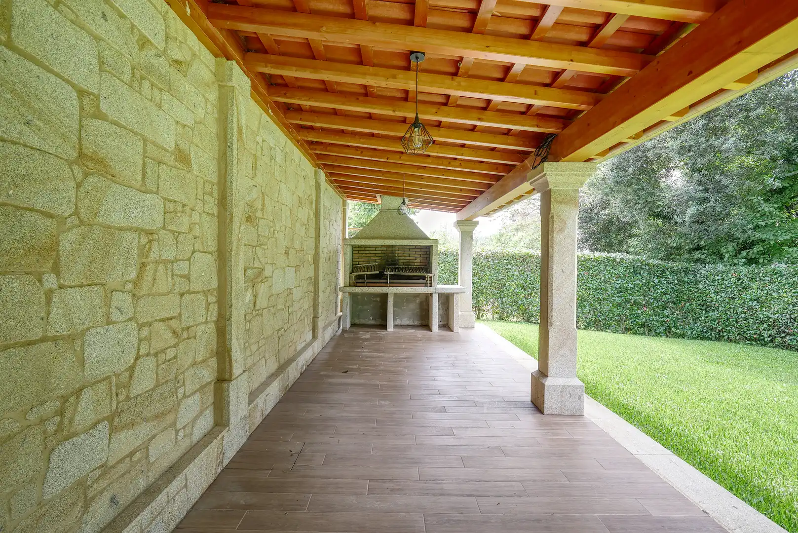 Terraza de Casa o chalet en venta en Lousame con Aire acondicionado, Calefacción y Jardín privado
