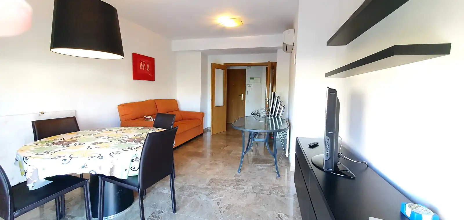 Wohnzimmer von Wohnungen zur Miete in Dénia mit Klimaanlage, Heizung und Terrasse