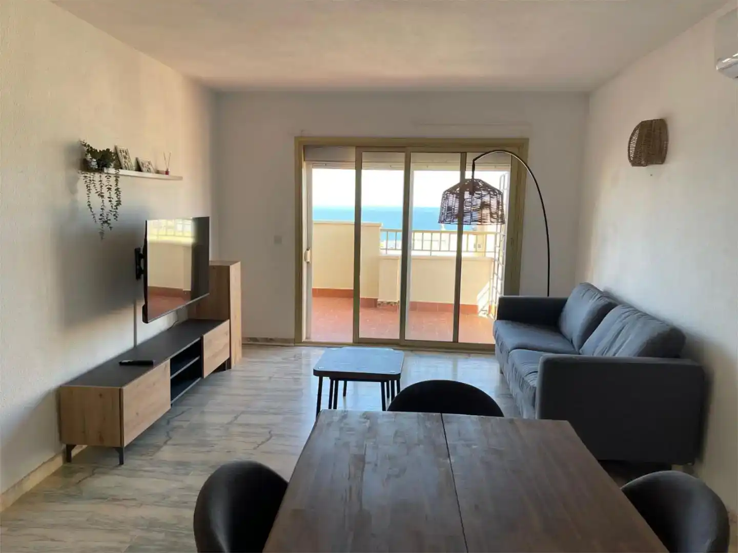 Sala de estar de Piso de alquiler en Playa de los Boliches