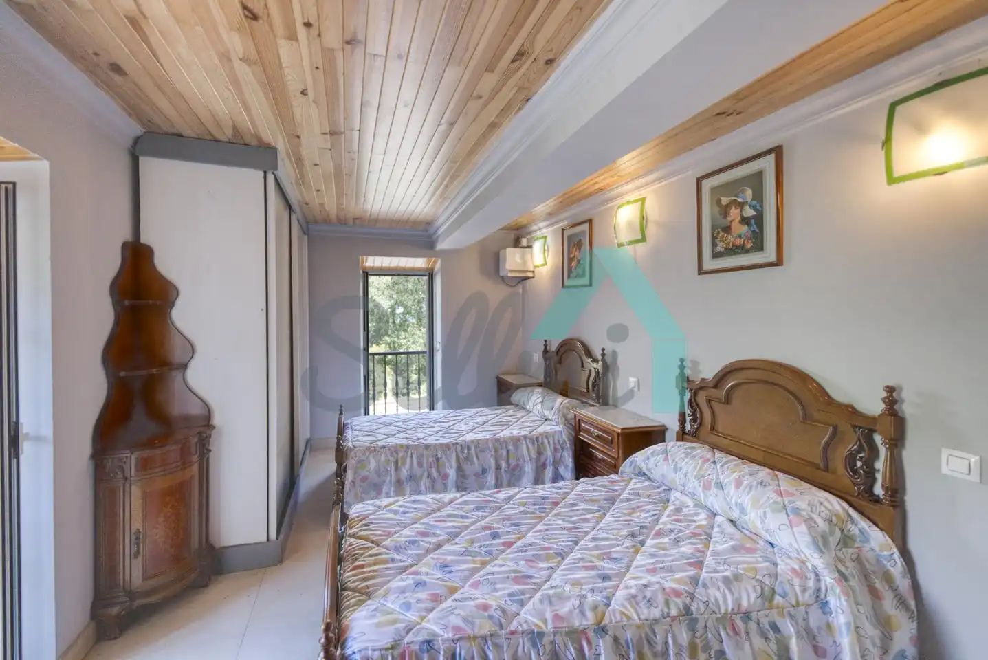 Bedroom of Houses for sale in Coaña  with Heating, Terrace and Furnished