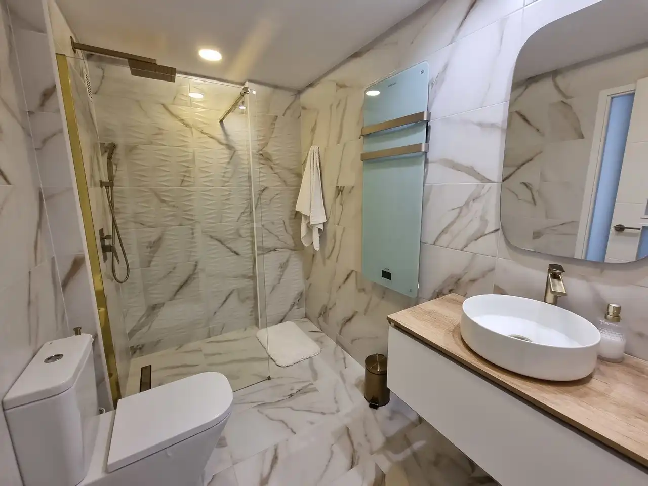 Bathroom of Apartments for sale in Mojácar  with Air Conditioner, Swimming Pool and Furnished