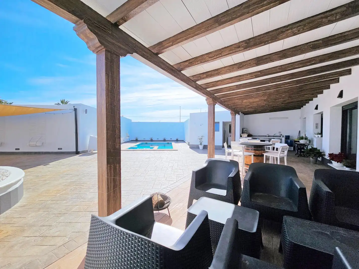 Terraza de Casa o chalet en venta en Cartagena con Terraza, Piscina y Amueblado