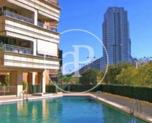 Piscina de Pis de lloguer en  Valencia Capital amb Aire condicionat, Calefacció i Jardí privat