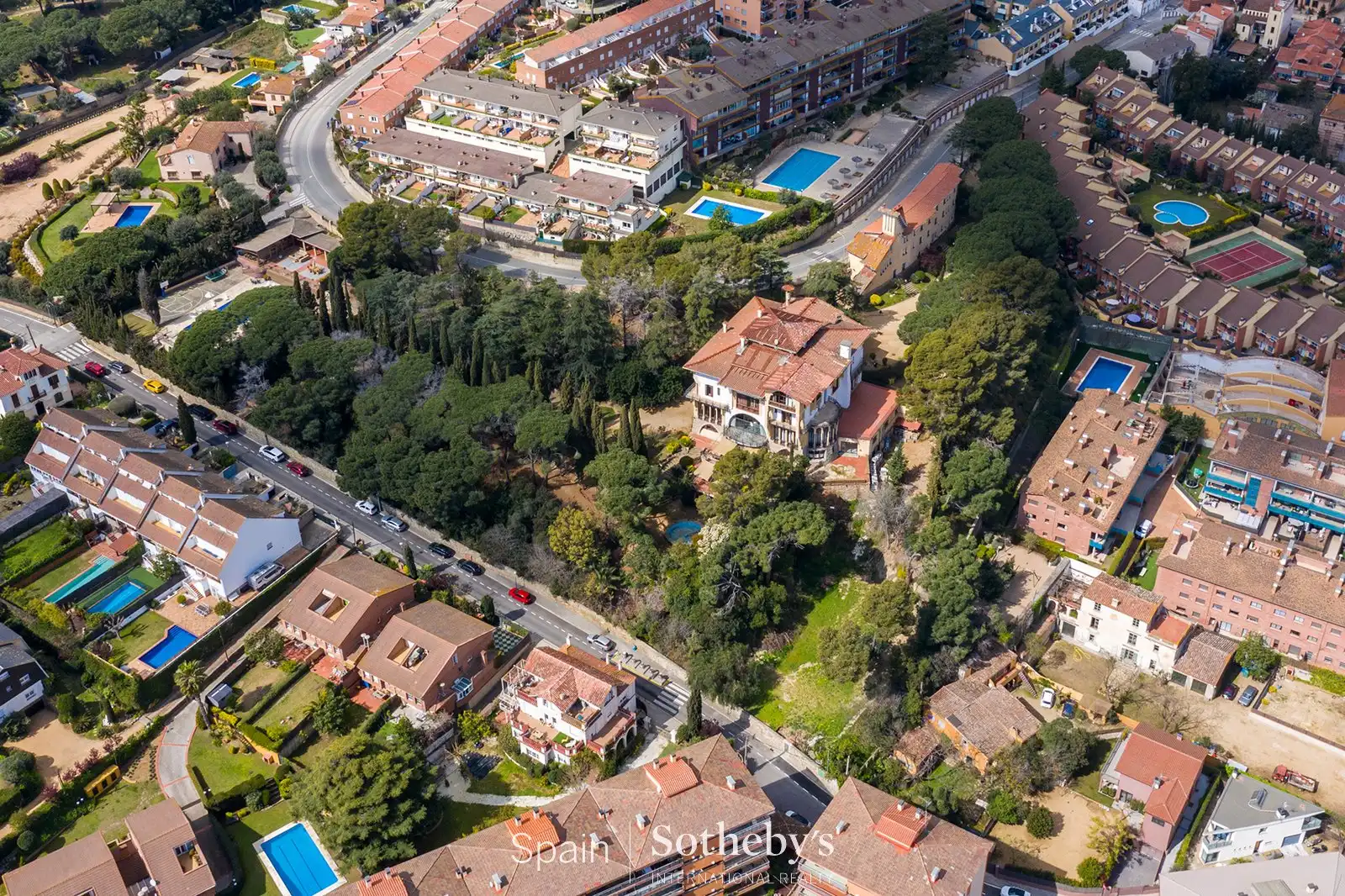 Vista exterior de Finca rústica en venda en Sant Andreu de Llavaneres amb Calefacció, Jardí privat i Terrassa