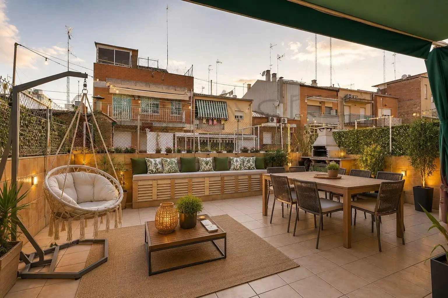Terrasse von Wohnung zum Verkauf in Gavà mit Klimaanlage, Heizung und Privatgarten