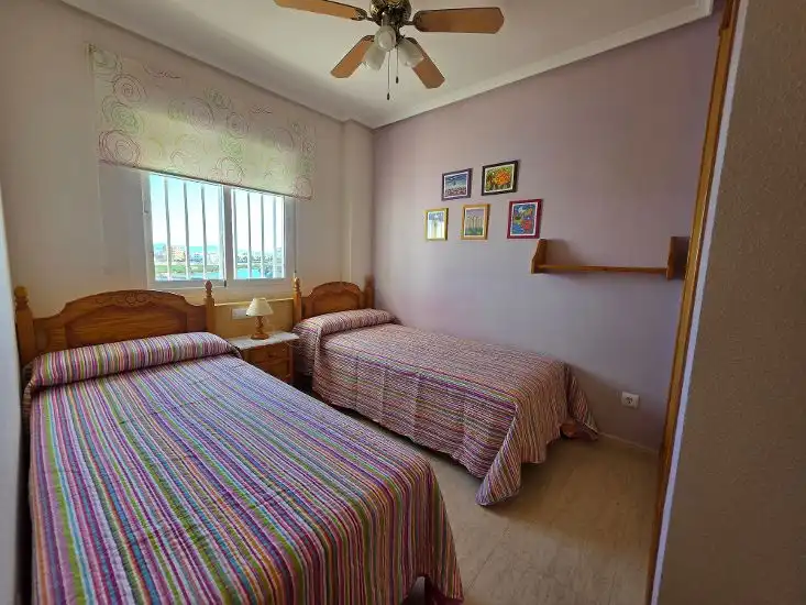 Habitación de Apartamento en venta en La Manga del Mar Menor con Terraza, Amueblado y Balcón
