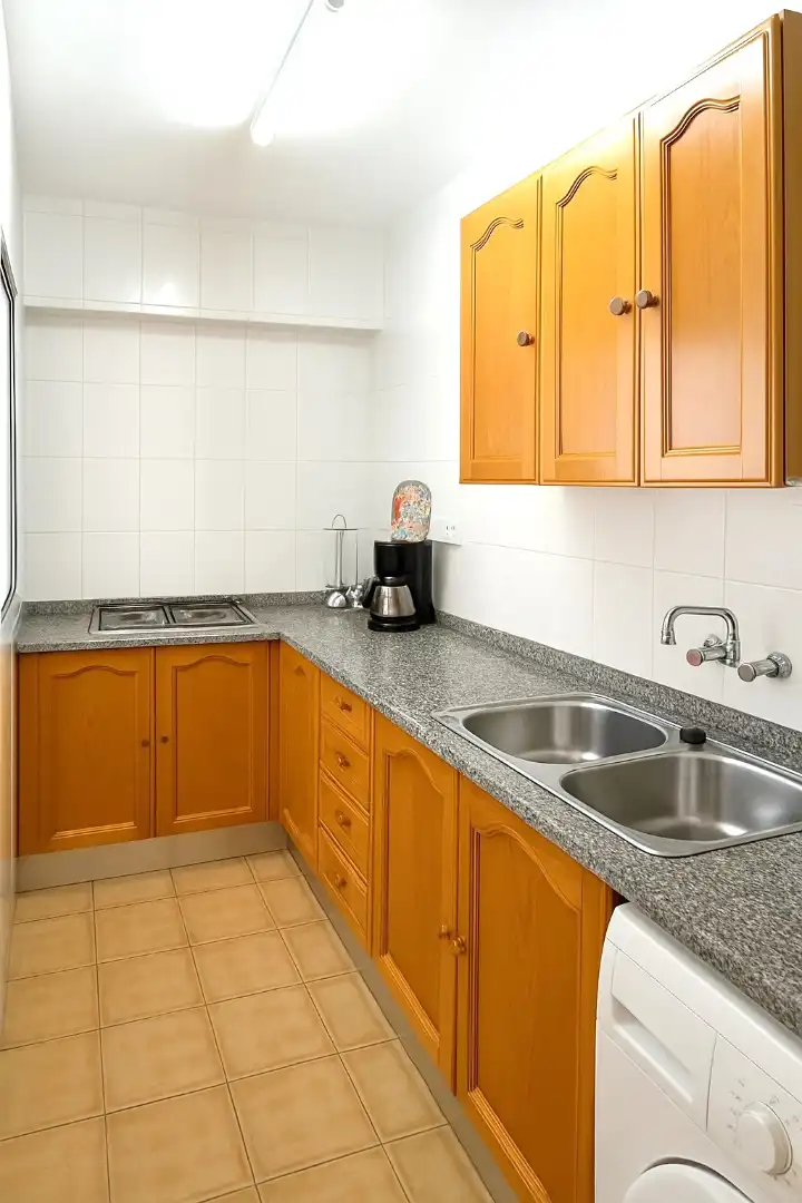 Cuina de Apartament de lloguer en Peñíscola / Peníscola amb Aire condicionat, Calefacció i Terrassa